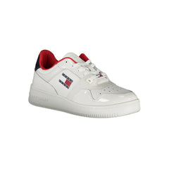Tênis Tommy Hilfiger Branco de Couro Feminino