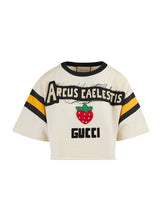 Camiseta Gucci de algodão branca com capuz