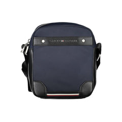 Bolsa de ombro masculina Tommy Hilfiger em poliéster azul