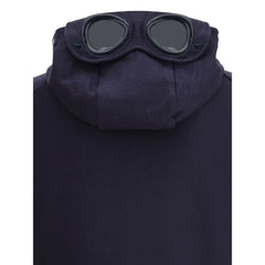 Moletom com capuz e zíper da CP Company