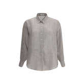Camisa Listrada Brunello Cucinelli