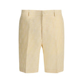 Shorts de linho Fendi