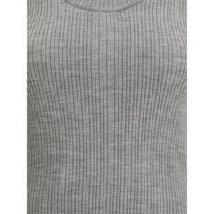 Blusa regata canelada Brunello Cucinelli
