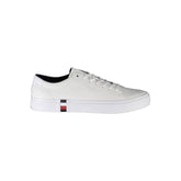 Tênis Tommy Hilfiger Masculino em Couro Branco