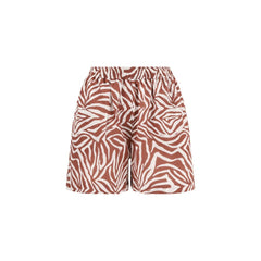 Brunello Cucinelli Shorts com estampa de zebra