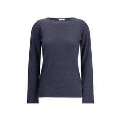 Blusa de lurex manga longa Brunello Cucinelli