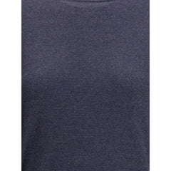 Blusa de lurex manga longa Brunello Cucinelli