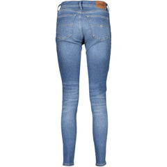 Calça Jeans Skinny Feminina Tommy Hilfiger Azul Claro Algodão