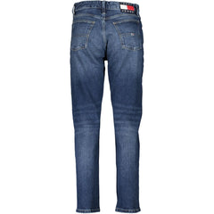 Calça jeans e calça Tommy Hilfiger de algodão azul