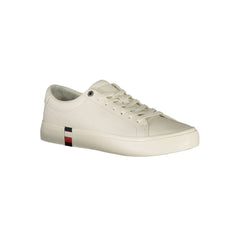 Tênis Tommy Hilfiger Masculino em Couro Branco