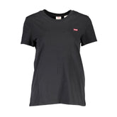 Camiseta Levi's preta de algodão feminina