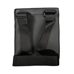 Bolsa de ombro masculina Tommy Hilfiger preta de polietileno