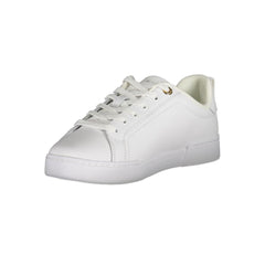 Tênis Tommy Hilfiger Chic Branco com Cadarço e Detalhe em Contraste