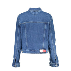 Jaqueta Tommy Hilfiger Azul Algodão Feminina