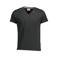 Camiseta Tommy Hilfiger preta de algodão