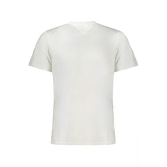 Camiseta masculina branca de algodão Tommy Hilfiger