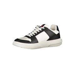 Tênis Tommy Hilfiger Preto de Couro Feminino