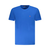 Camiseta Masculina de Algodão Azul Napapijri