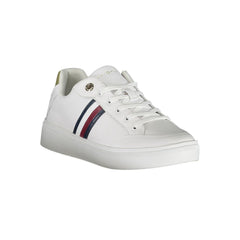 Tênis Tommy Hilfiger Branco de Couro Feminino