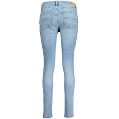 Calça Jeans Tommy Hilfiger Azul Claro Algodão Feminina