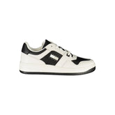 Tênis Tommy Hilfiger de couro branco masculino