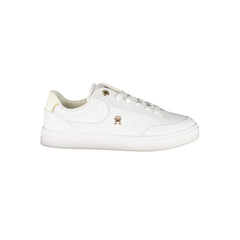 Tênis Tommy Hilfiger Branco de Couro Feminino