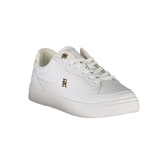 Tênis Tommy Hilfiger Branco de Couro Feminino