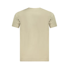 Camiseta masculina Vans Bege de algodão