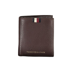 Carteira de couro marrom Tommy Hilfiger