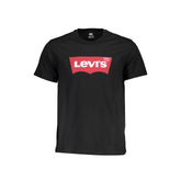 Camiseta Levi's preta de algodão masculina