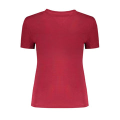 Tommy Hilfiger Tops e camiseta de algodão vermelho