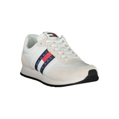 Tênis Tommy Hilfiger Sleek Branco com Detalhes Contrastantes