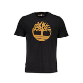 Camiseta Timberland de algodão preta