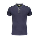 Camisa polo de algodão azul Noruega 1963
