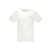 Camiseta masculina branca de algodão Tommy Hilfiger