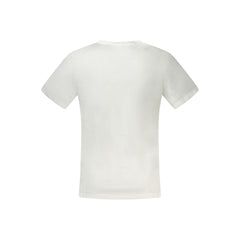 Camiseta masculina branca de algodão Tommy Hilfiger
