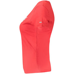 Tommy Hilfiger Tops e camiseta de algodão vermelho