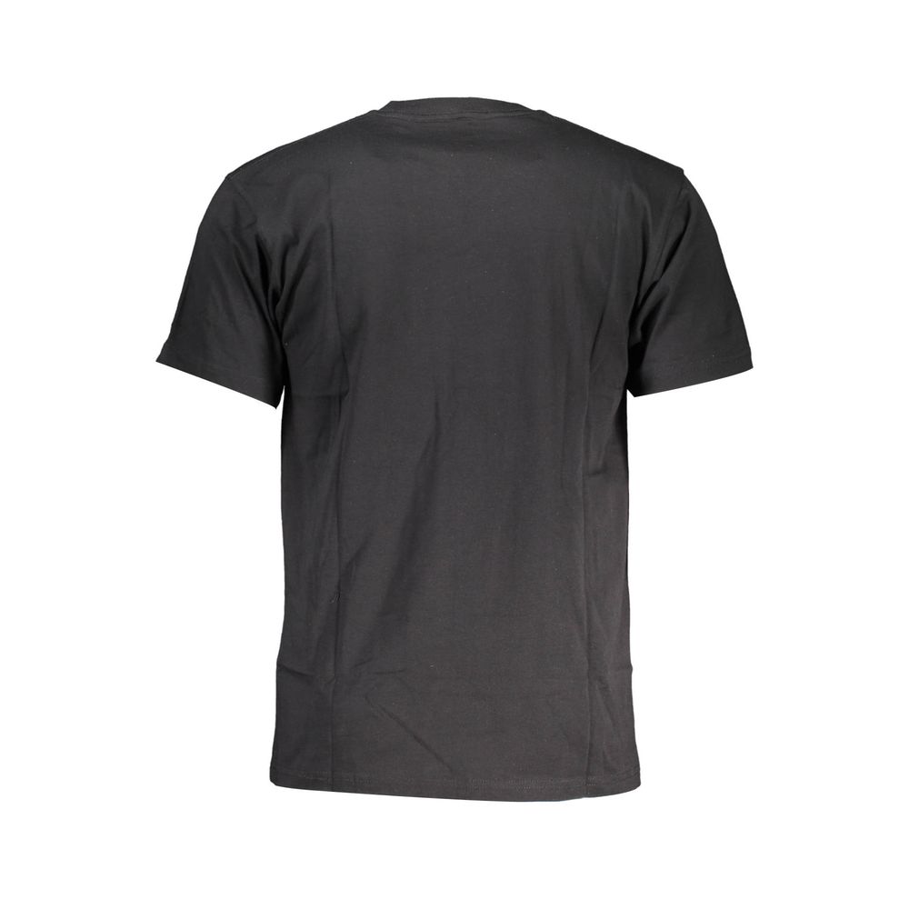 Camiseta masculina preta de algodão da Vans