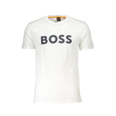 Camiseta Hugo Boss de algodão branca