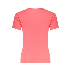 Camiseta feminina Tommy Hilfiger de algodão rosa