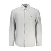 Camisa Masculina Tommy Hilfiger Cinza Algodão