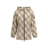 Jaqueta com capuz Burberry Archivio Check