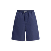 Shorts com logotipo da Gucci