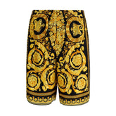 Shorts de seda Versace