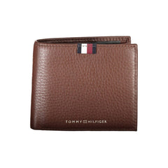 Carteira de couro marrom Tommy Hilfiger