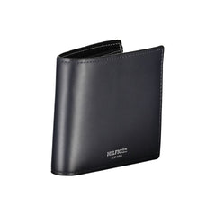 Carteira de couro azul Tommy Hilfiger