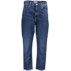 Calça jeans e calça Tommy Hilfiger de algodão azul
