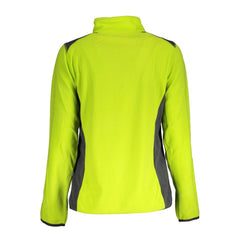 Suéter de poliéster amarelo da Noruega 1963