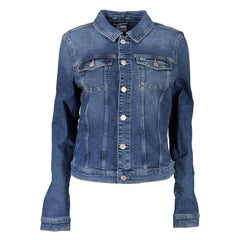 Jaquetas e casacos de algodão azul Tommy Hilfiger