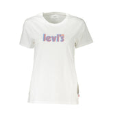 Camiseta e top de algodão branco Levi's